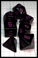 Dice : Dice - Dice Sets - Surhugvy Black with Purple Numerals - Amazon Jan 2024